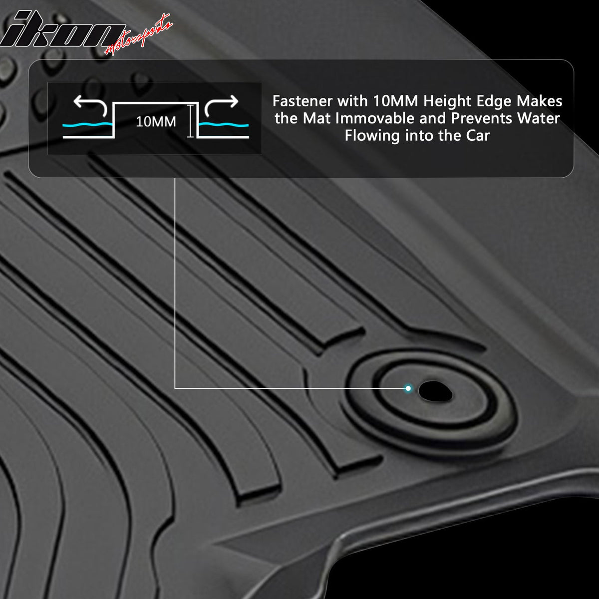 Floor Mats for Chevy Suburban/GMC Yukon XL/Cadillac Escalade ESV 2021-2026 7 Seats All Weather Carpets Liner Guard TPE 4PCS Set