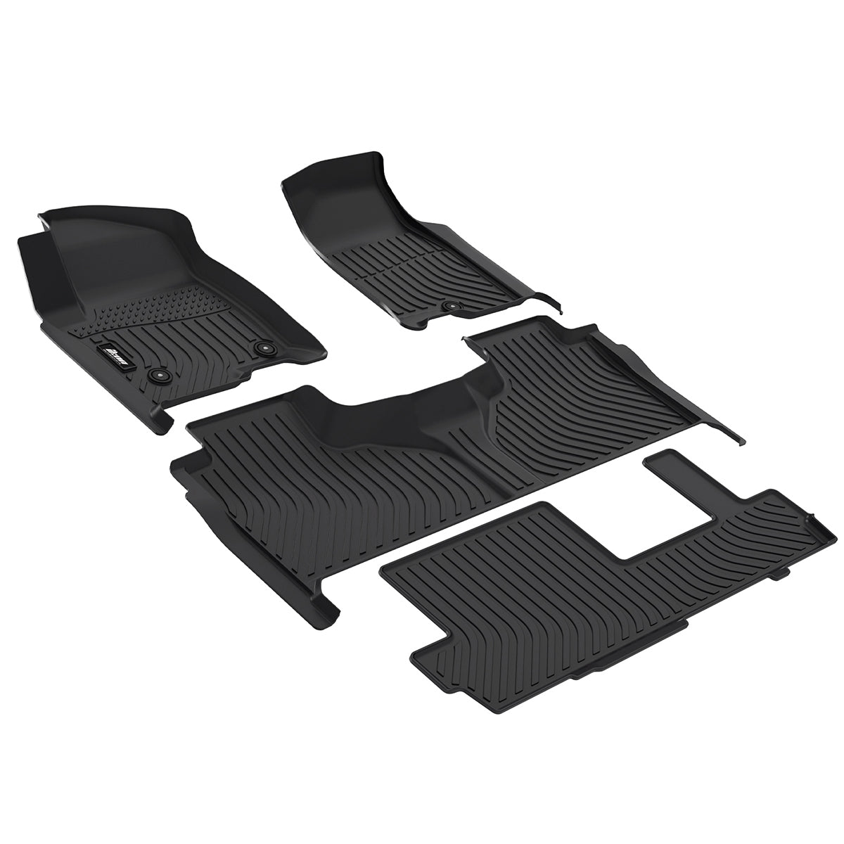 2021-024 Chevy Suburban GMC Yukon XL 8-Seat Floor Mats 3D TPE 3PCS