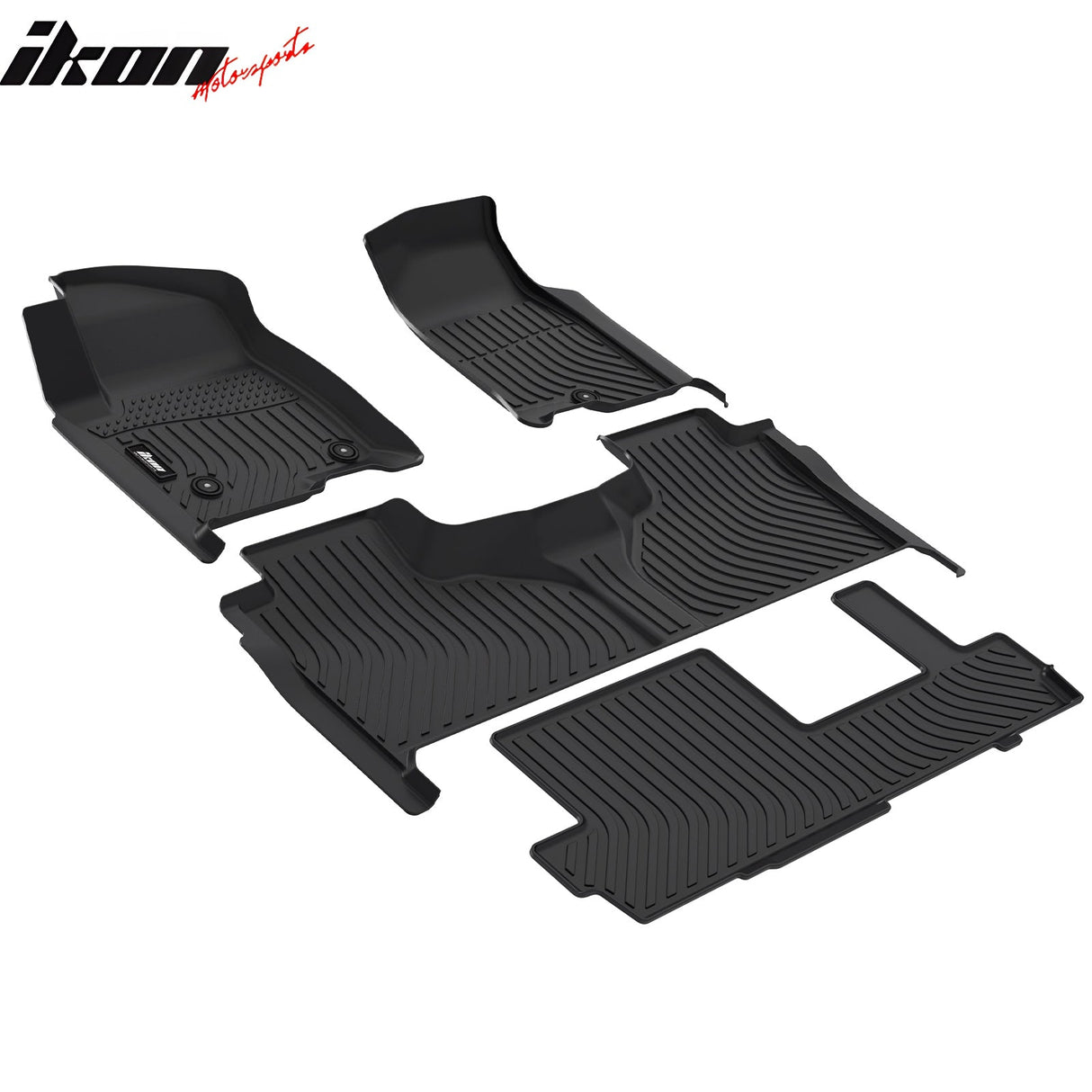 2021-024 Chevy Suburban GMC Yukon XL 8-Seat Floor Mats 3D TPE 3PCS