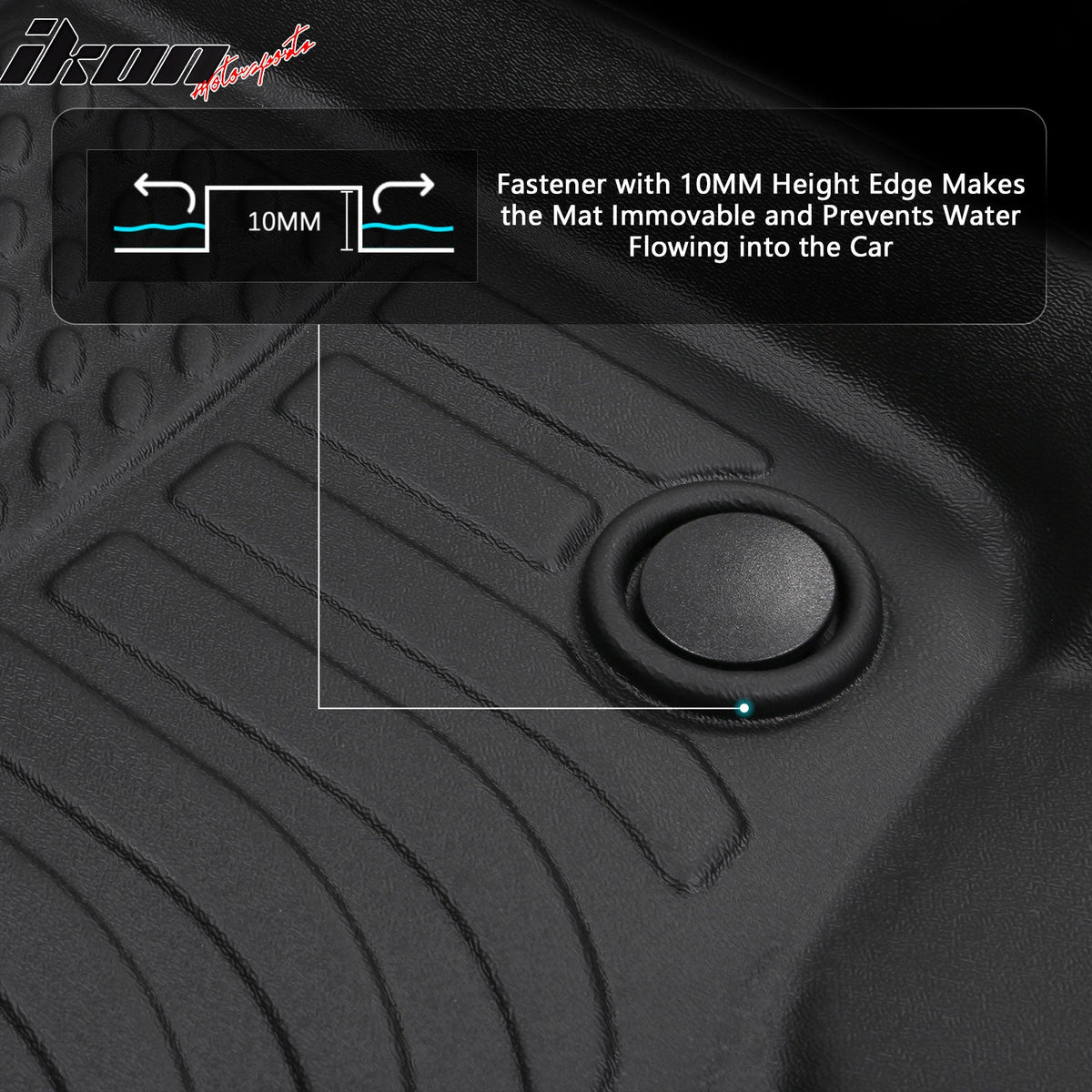 Floor Mats for Chevrolet Tahoe& GMC Yukon 2007-2014 5 Seats All Weather Carpets Liner Guard TPE 3PCS Set