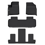 2018-2024 Chevy Traverse 7 Seats 3D Floor Mats All Weather TEP Carpets