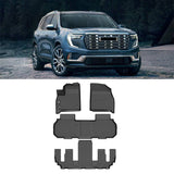 2024-2026 Chevy Traverse GMC Acadia Buick Enclave 3D Floor Mats TPE