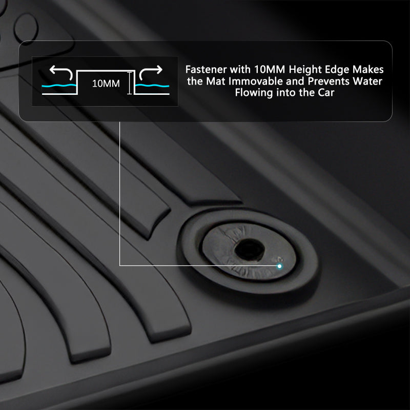 2024-2026 Chevy Traverse GMC Acadia Buick Enclave 3D Floor Mats TPE