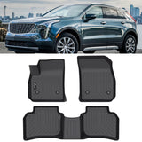 2019-2025 Cadillac XT4 Floor Mats TPE All Weather 3D Carpets Liner