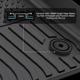 2019-2025 Cadillac XT4 Floor Mats TPE All Weather 3D Carpets Liner