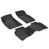 2019-2025 Cadillac XT4 Floor Mats TPE All Weather 3D Carpets Liner