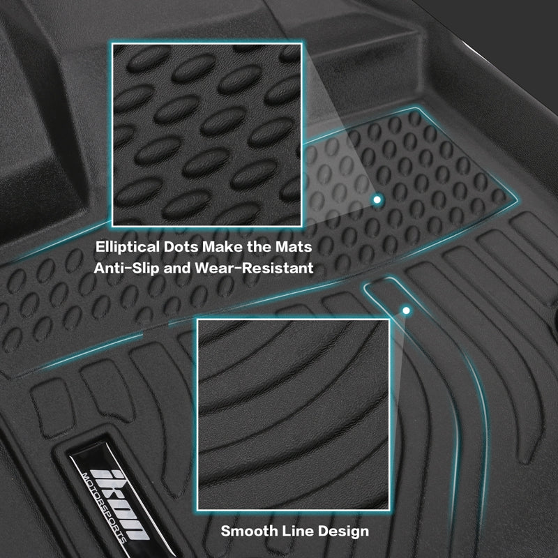 3D Floor Mats Carpets for Dodge Charger AWD Chrysler 300 AWD 2011-2023 TPE