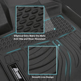 3D Floor Mats Carpets for Dodge Charger AWD Chrysler 300 AWD 2011-2023 TPE