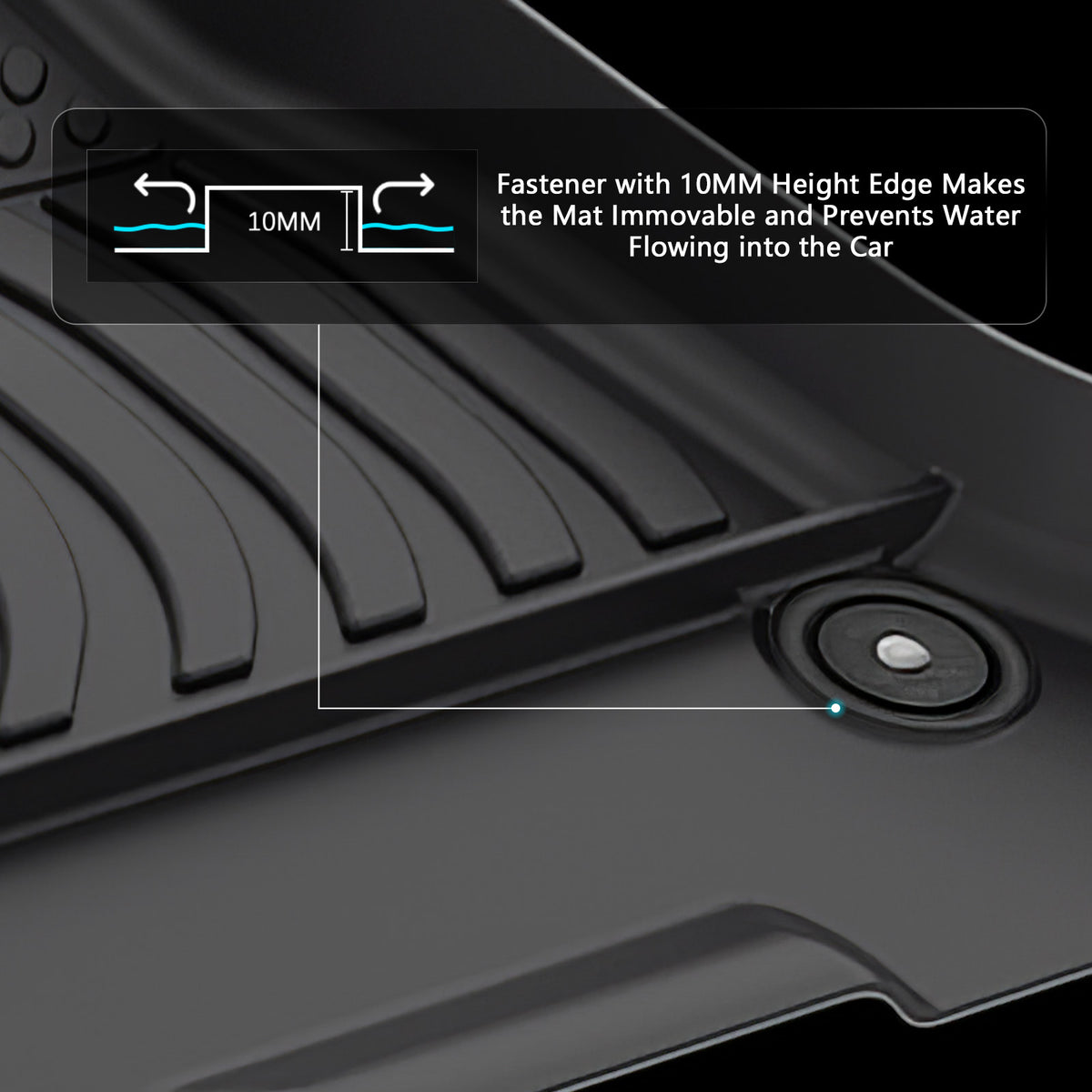 2024-2026 Dodge Charger Daytona 2DR Floor Mats TPE Carpets 3D Liner