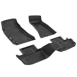 3D Floor Mats TPE Carpets Boot Liner for Dodge Challenger RWD 2015-2023