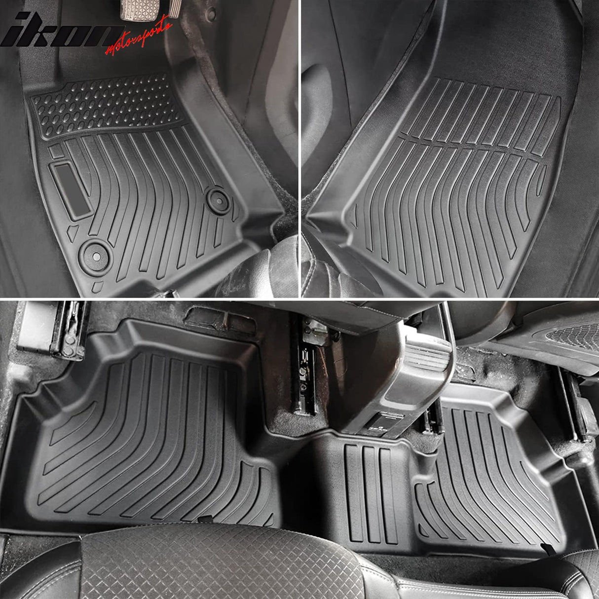 2008-2020 Dodge Grand Caravan 3D Floor Mats All Weather Carpets TPE
