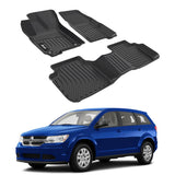 3D Floor Mats for Dodge Journey 2011-2020 All Weather Carpets Liner TPE