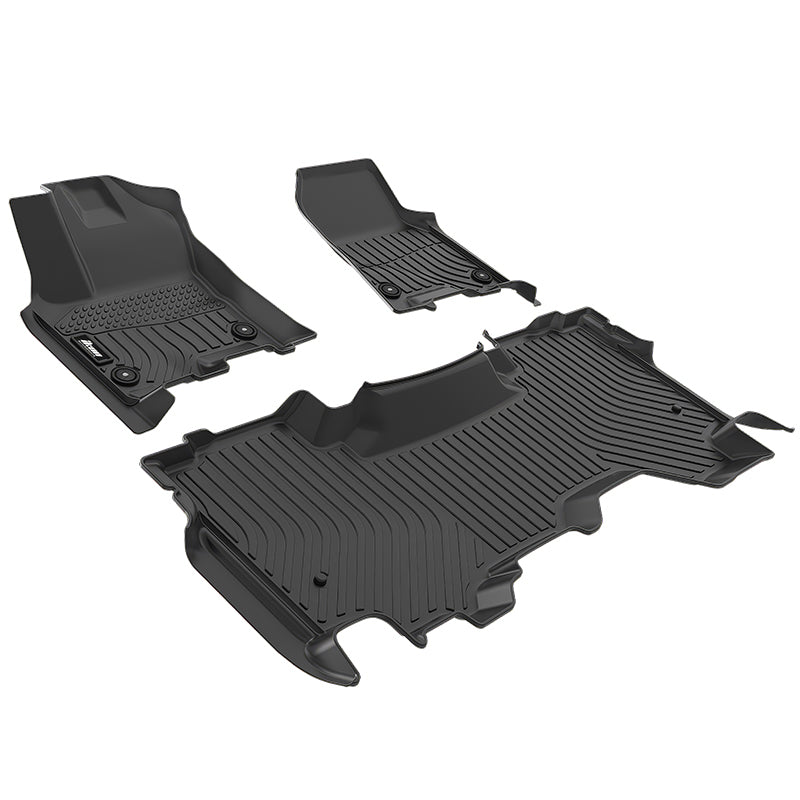 2025-2026 Ram 1500 Quad Cab All Weather 3D Floor Mats Cargo Liner TPE