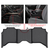 All Weather 3D Floor Mats Liners for Ram 2500 3500 Crew Cab 2019-2026 TPE