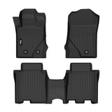 2021-2025 Ford Bronco 4DR Floor Mats All Weather TPE 3D Carpets 3PC