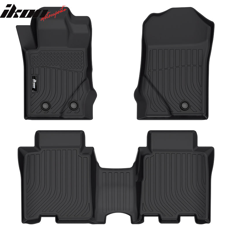 2021-2025 Ford Bronco 4DR Floor Mats All Weather TPE 3D Carpets 3PC