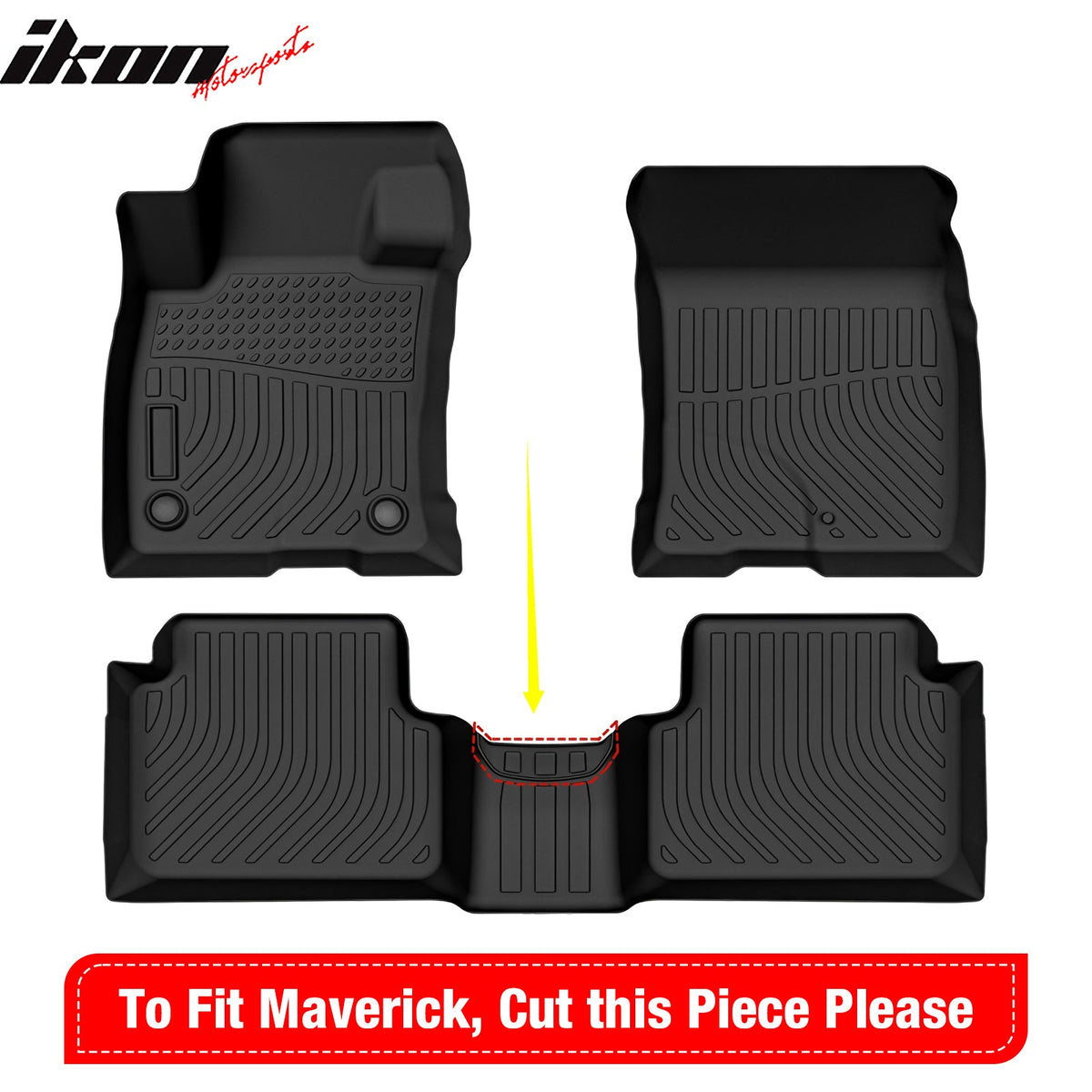 Floor Mats for Ford Bronco Sport 2021-2026 & Maverick 2022-2026 TPE Carpets
