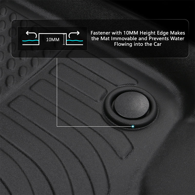 3D Floor Mats for Ford Escape 2020-2026 All Weather Carpets Liner TPE