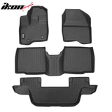2011-2015 Ford Explorer Bench Seat 3D Floor Mats Carpets Liner TPE