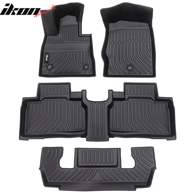2020-2025 Ford Explorer 6 Seats 3D Floor Mats Heavy Duty Carpets TPE