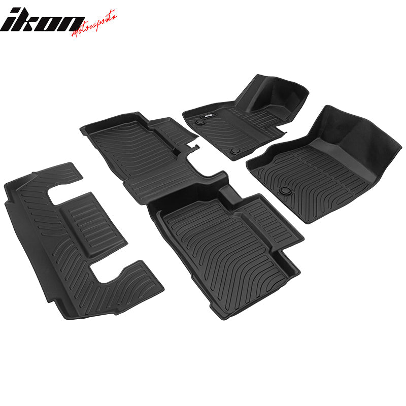 2020-2025 Ford Explorer 6 Seats 3D Floor Mats Heavy Duty Carpets TPE