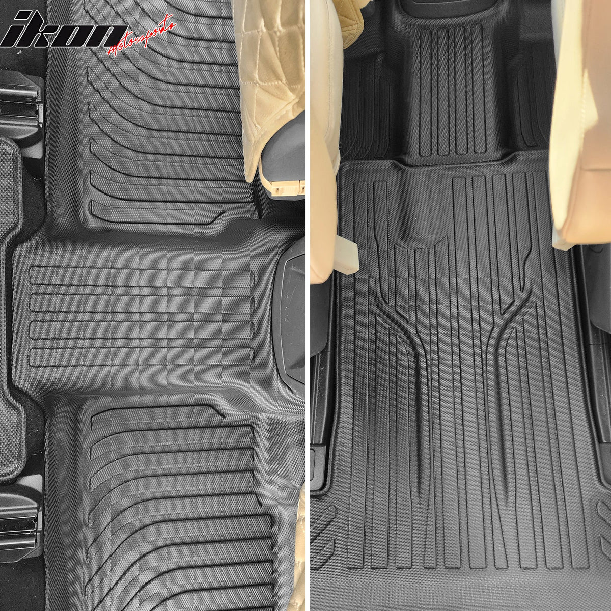 2022-2026 Ford Explorer 6 Seats 3D Floor Mats All Season Carpets TPE