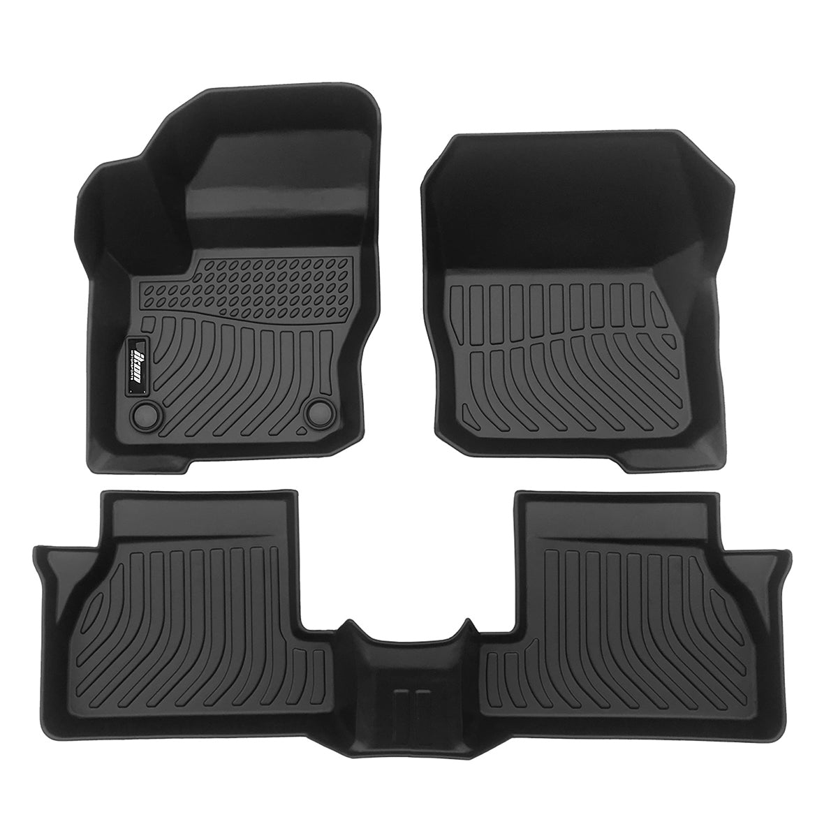3D Molded Floor Mats for Ford Focus 2012-2018 Heavy Duty Carpets Liner TPE