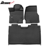 Car Floor Mat for 2015-2025 Ford F-150 Crew Cab All Weather 3D TPE Pad