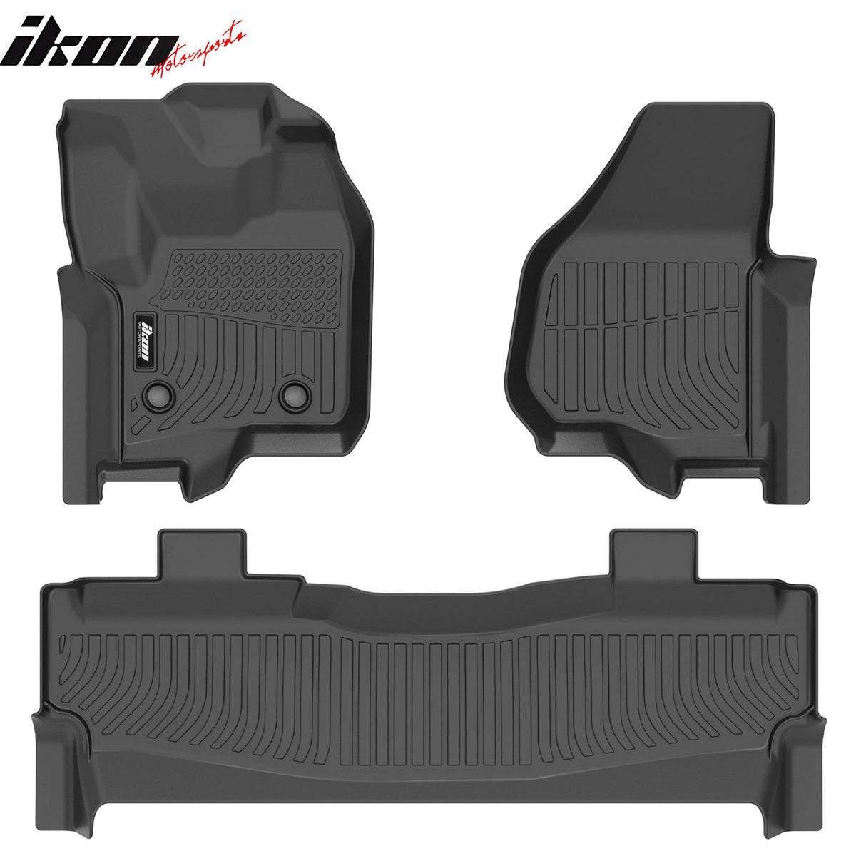 3D Floor Mats Carpets for Ford F-250 F-350 F-450 F-550 2012-2016 TPE 3PCS