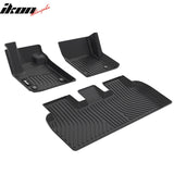 2023-2024 Fisker Ocean 3D Floor Mats All Weather Carpet TPE 3PCS