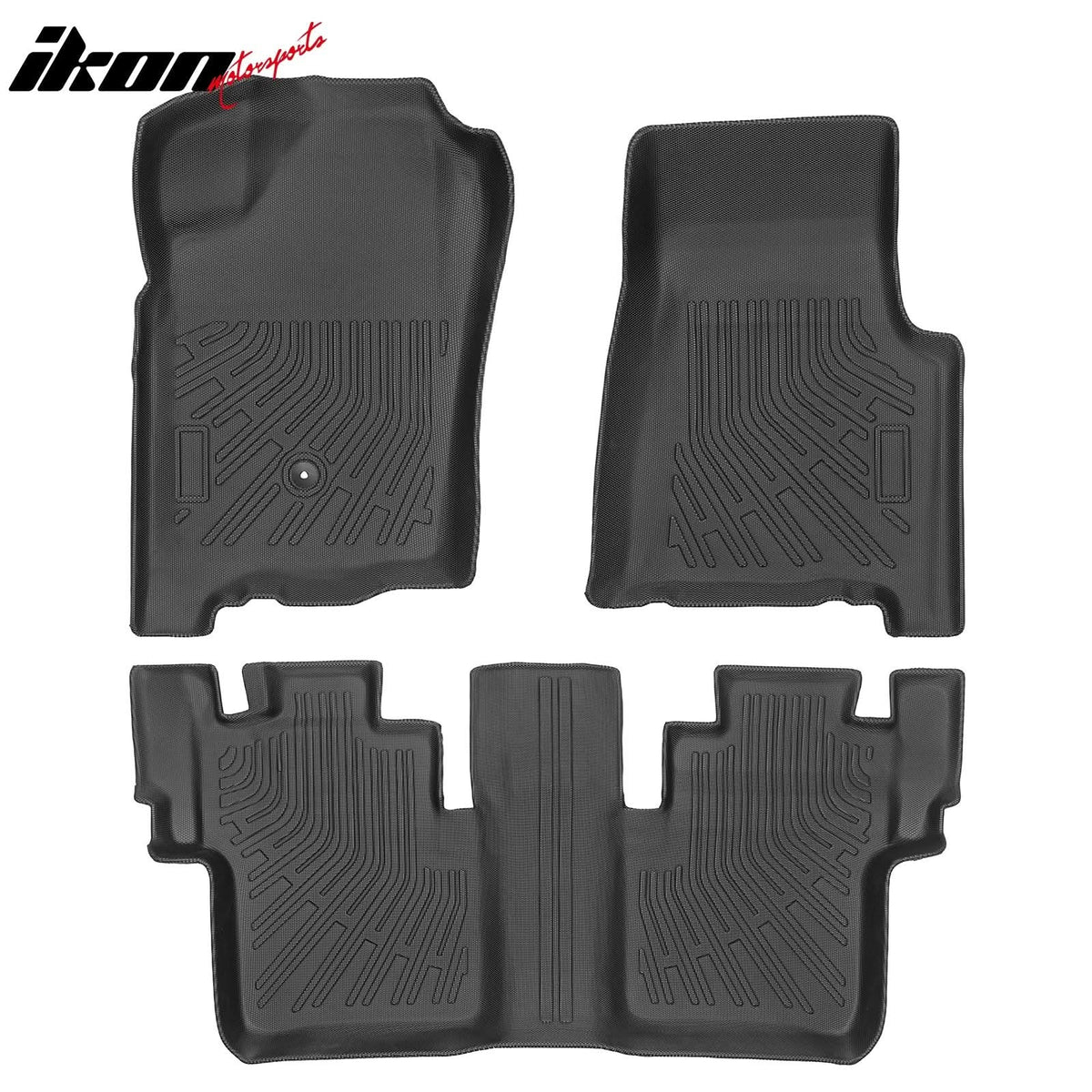2004-2010 Ford Ranger Super Cab 2DR Anti-Slip Floor Mats All Weather Carpets TPE
