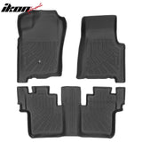 2004-2010 Ford Ranger Super Cab 2DR Anti-Slip Floor Mats All Weather Carpets TPE