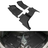 2019-2023 Ford Ranger Super Crew Cab 3D Floor Mat Heavy Duty Liner TPE