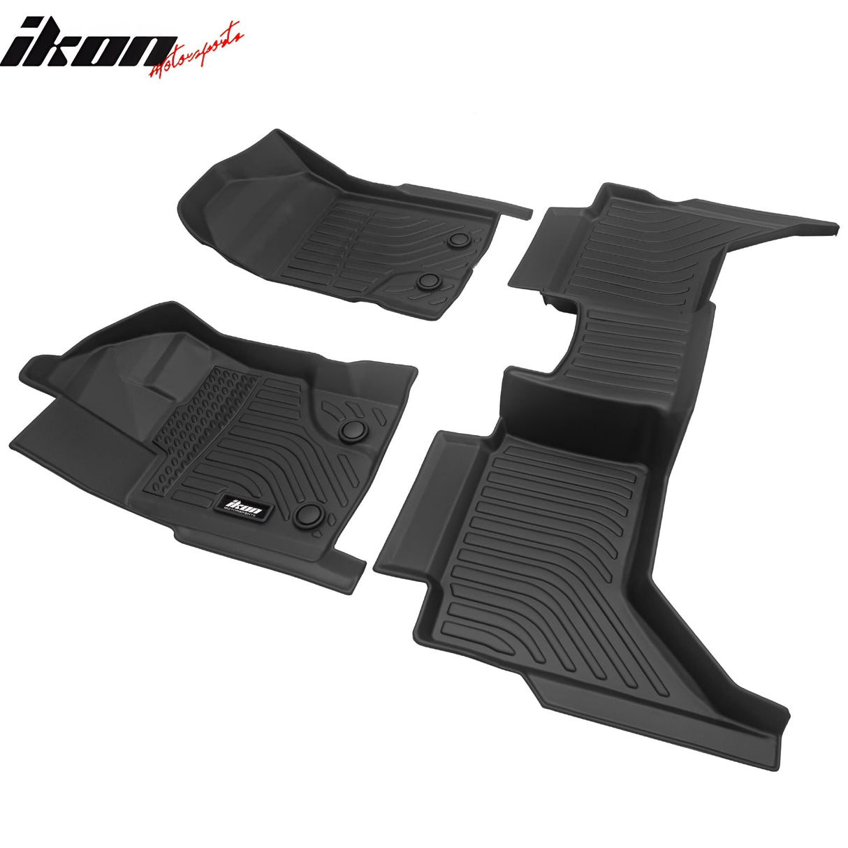 2019-2023 Ford Ranger Super Crew Cab 3D Floor Mat Heavy Duty Liner TPE