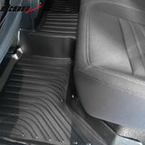 2019-2023 Ford Ranger Super Crew Cab 3D Floor Mat Heavy Duty Liner TPE