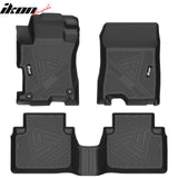 3D IKON Floor Mats for Honda Accord Sedan 2008-2012 All Season Carpets TPE