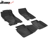 3D IKON Floor Mats for Honda Accord Sedan 2008-2012 All Season Carpets TPE