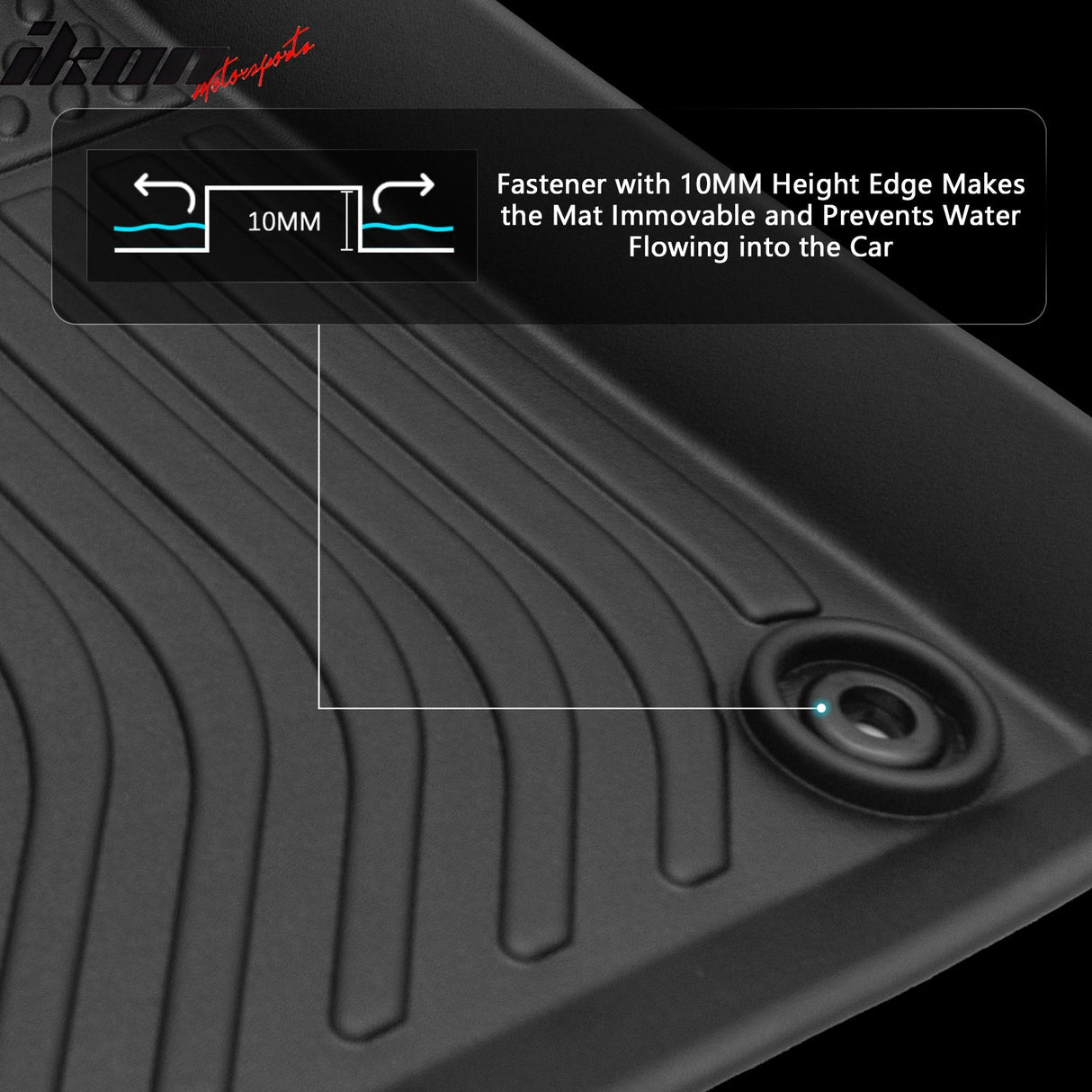 2018-2022 Honda Accord 3D Floor Mats All Weather Carpet TPE 3PCS