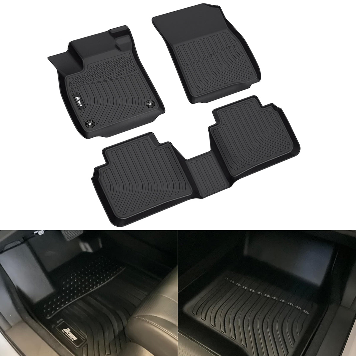 Floor Mat for Honda Accord 2023-2026 All Weather 3D Front Rear TPE