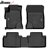 2012-2015 Honda Civic Sedan 3D IKON Floor Mats All Season Carpets TPE