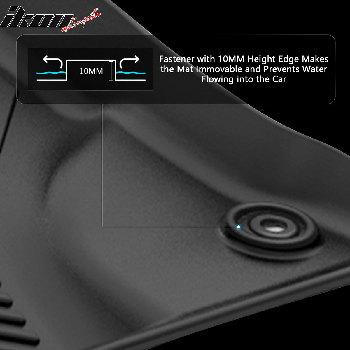 2012-2015 Honda Civic Sedan 3D IKON Floor Mats All Season Carpets TPE