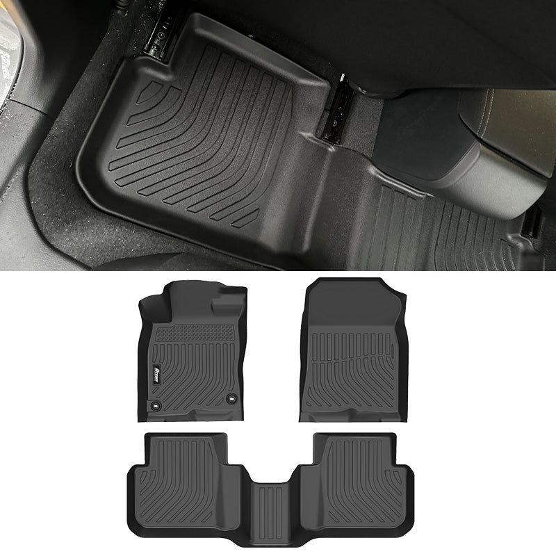 2025-2026 Honda Civic Hybrid All Weather 3D Floor Mats Cargo Liner TPE