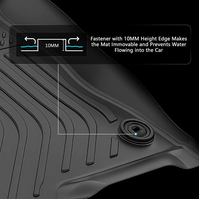 2025-2026 Honda Civic Hybrid All Weather 3D Floor Mats Cargo Liner TPE