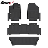 2018-2024 Honda Odyssey All Season 3D Floor Mats Front Rear Carpet TPE