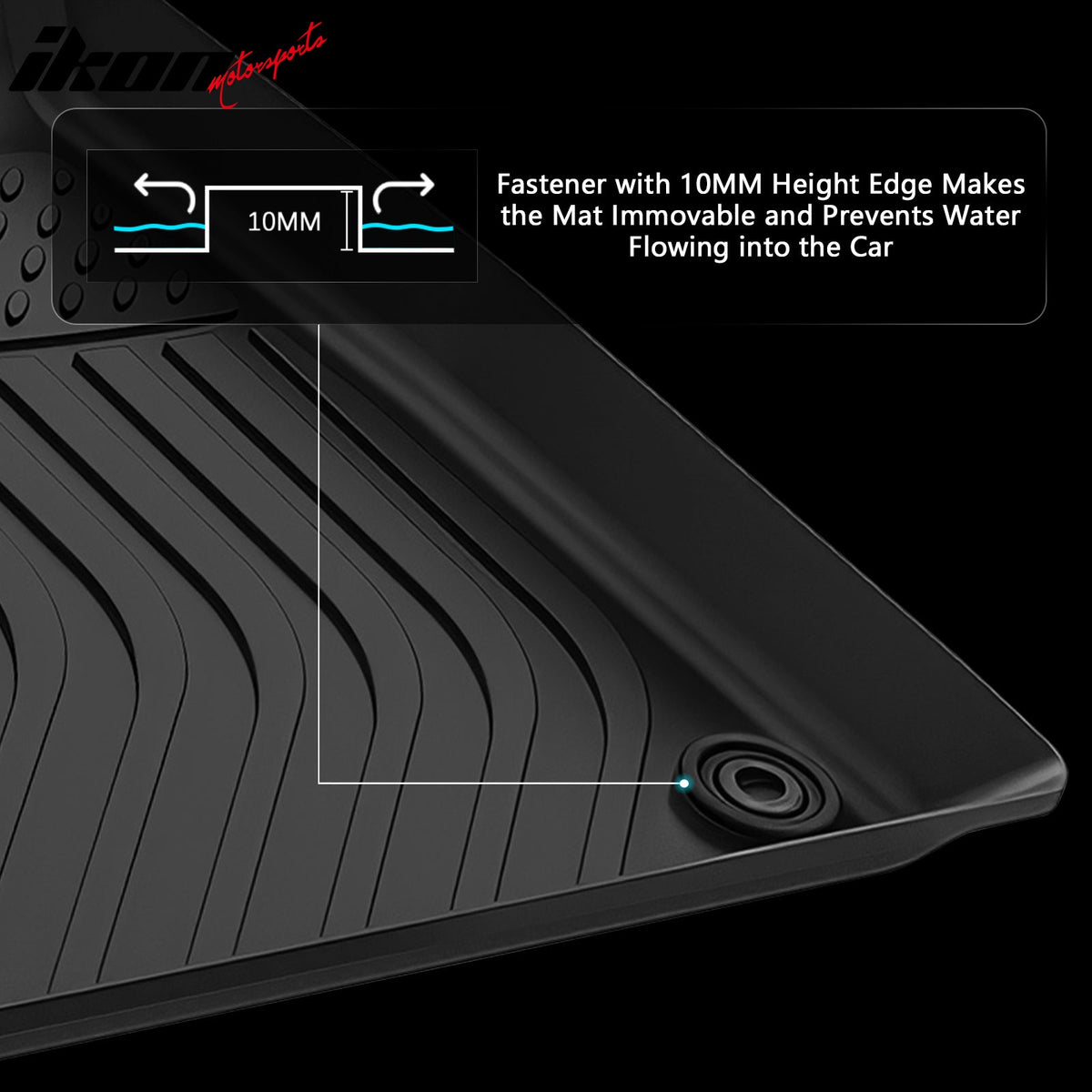 3D Molded Floor Mats for Honda Passport 4DR 2026 All Season Carpets TPE