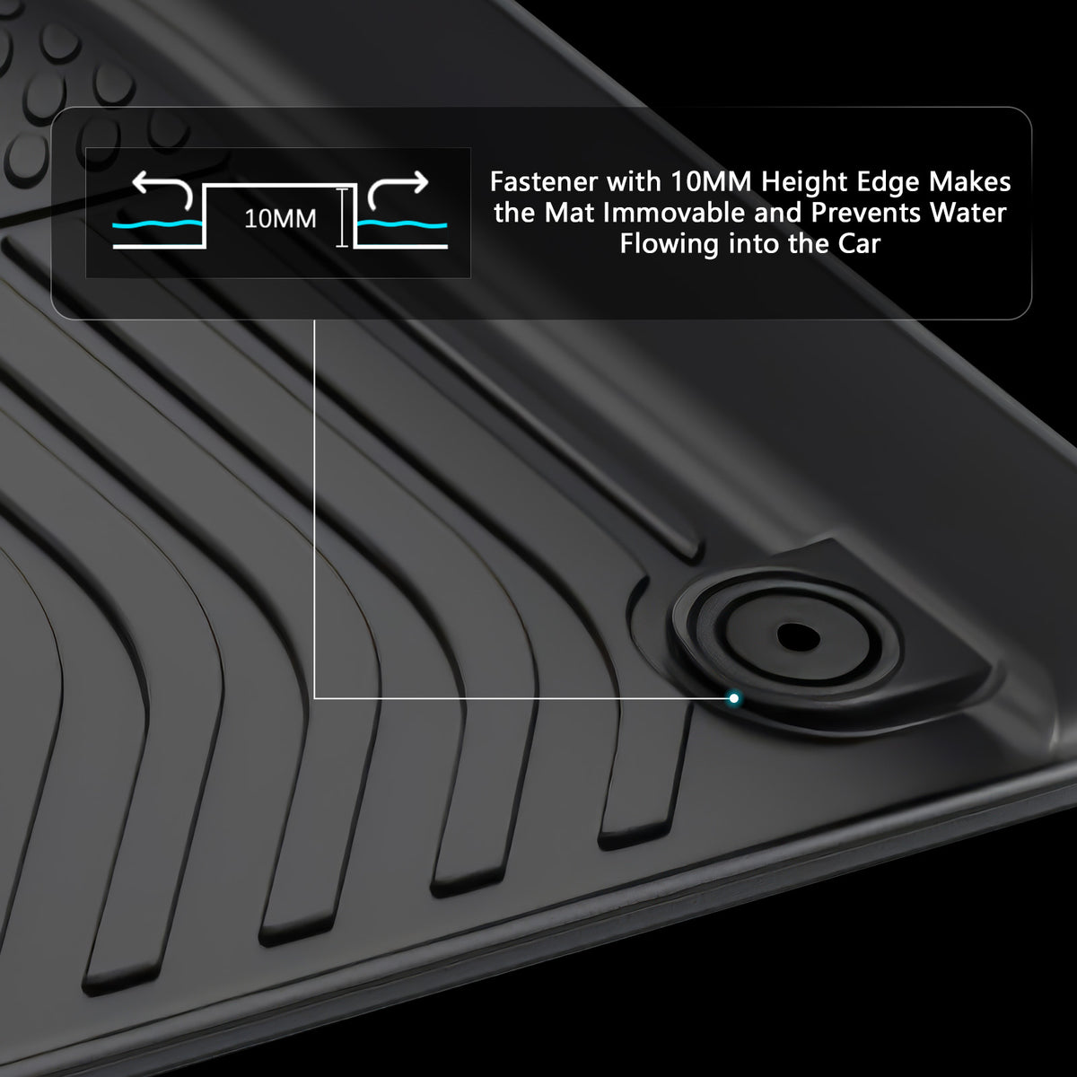 2022-2026 GMC Hummer EV Pickup Floor Mats TPE All Weather 3D Carpets