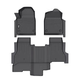 2022-2026 GMC Hummer EV Pickup Floor Mats TPE All Weather 3D Carpets