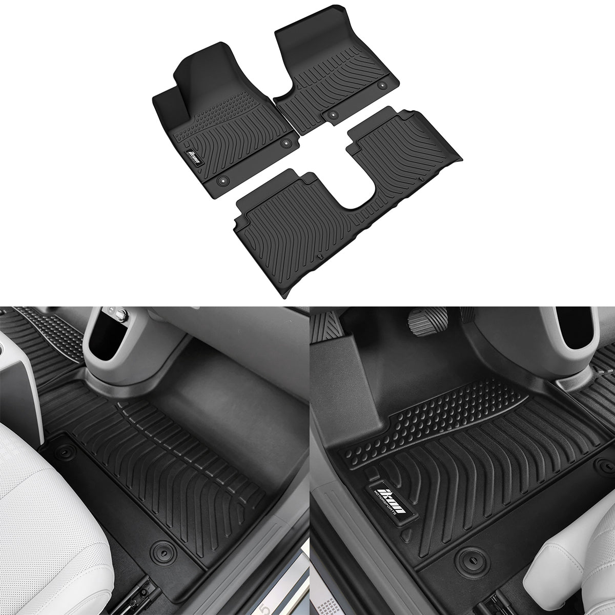 2022-2024 Hyundai Ioniq 5 Limited Heavy Duty Floor Mats 3D Carpet TPE