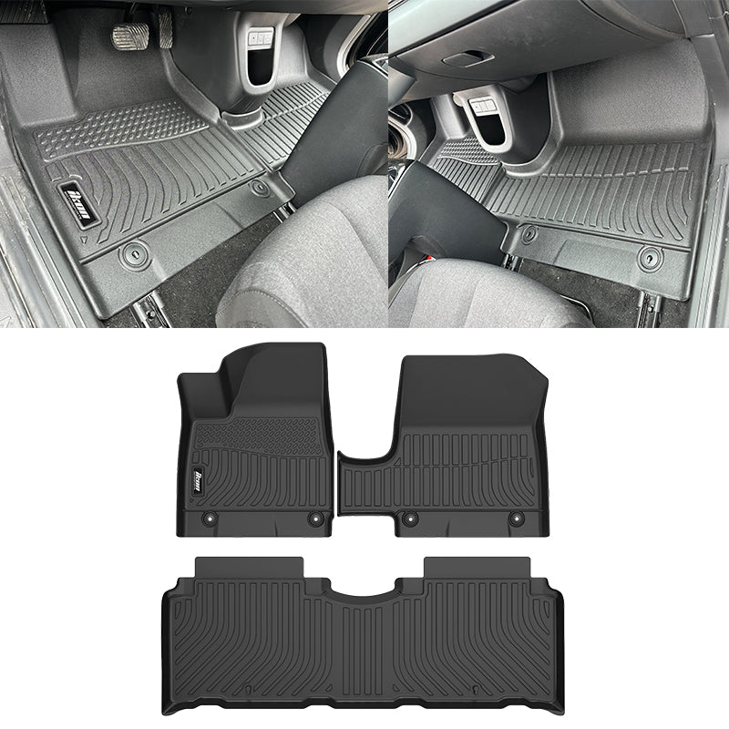 3D Floor Mats Liner for Hyundai Ioniq 5 W/Fixed Console 2025-2026 TPE