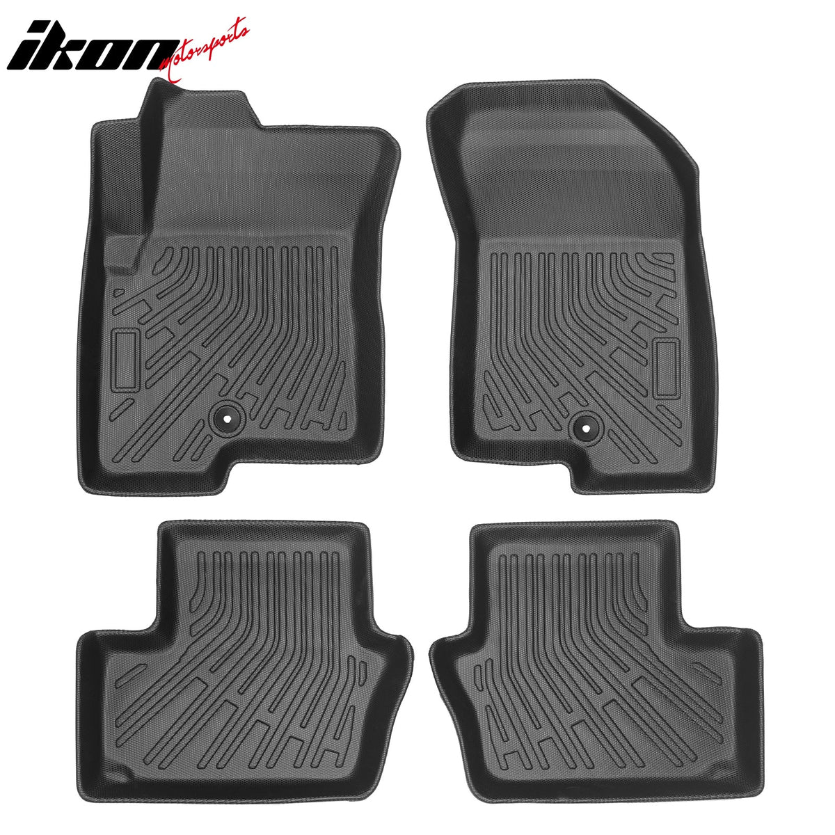 2007–2017 Jeep Compass 3D Molded Floor Mat Carpet TPE + Window Visors